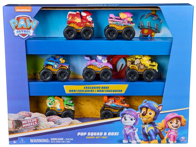 Spin Master Paw Patrol Rescue Wheels sada vozidiel Pup Squad a Roxi, 7 dielov.